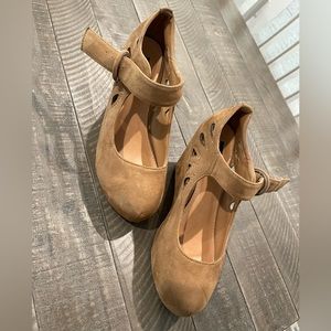 Brown suede (faux suede) shoes